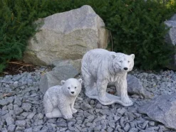 Gartendekoparadies Animaux-Statue d'une ourse polaire