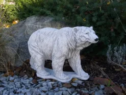 Gartendekoparadies Animaux-Statue d'une ourse polaire