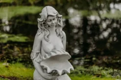 Gartendekoparadies Belle|Figures & Statues-Statue d'une sirène avec une gargouille