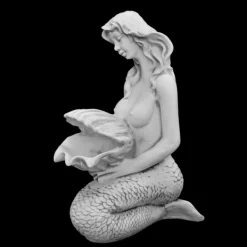 Gartendekoparadies Belle|Figures & Statues-Statue d'une sirène avec une gargouille