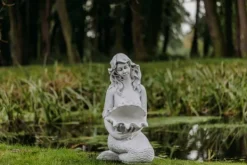 Gartendekoparadies Belle|Figures & Statues-Statue d'une sirène avec une gargouille