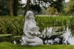 Gartendekoparadies Belle|Figures & Statues-Statue d'une sirène avec une gargouille