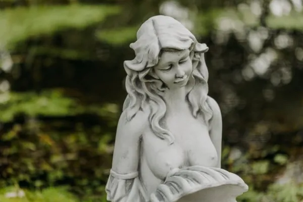 Gartendekoparadies Belle|Figures & Statues-Statue d'une sirène avec une gargouille