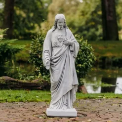 Gartendekoparadies Figures & Statues-Statue en pierre de Jésus-Christ