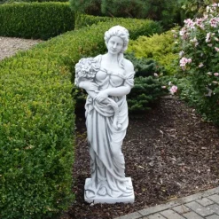 Gartendekoparadies Figures & Statues-Statue en pierre de la déesse grecque Leto