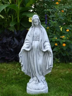 Gartendekoparadies Figures & Statues|Enfants & Anges-Statue en pierre de la Madone
