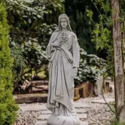 Gartendekoparadies Figures & Statues-Statue en pierre de Sainte Marie