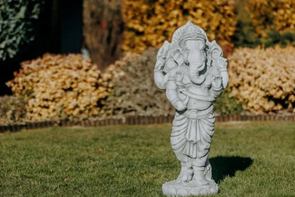 Gartendekoparadies Figures & Statues|Bouddhas-Statue en pierre du divin Ganesha