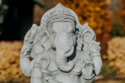 Gartendekoparadies Figures & Statues|Bouddhas-Statue en pierre du divin Ganesha