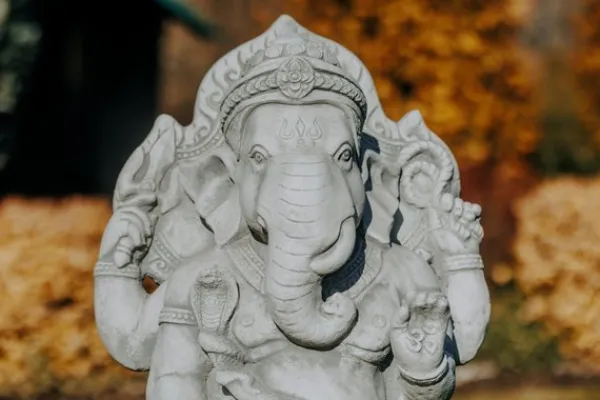 Gartendekoparadies Figures & Statues|Bouddhas-Statue en pierre du divin Ganesha