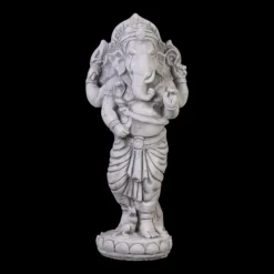 Gartendekoparadies Figures & Statues|Bouddhas-Statue en pierre du divin Ganesha