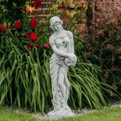 Gartendekoparadies Figures & Statues-Statue en pierre d'Hélène grecque
