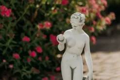 Gartendekoparadies Figures & Statues-Statue ornée de Vénus avec pomme