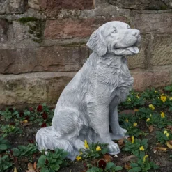 Gartendekoparadies Animaux-Statuette : grand golden retriever
