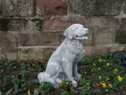 Gartendekoparadies Animaux-Statuette : grand golden retriever