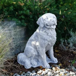 Gartendekoparadies Animaux-Statuette : grand golden retriever