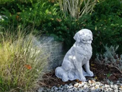 Gartendekoparadies Animaux-Statuette : grand golden retriever