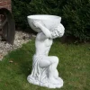 Gartendekoparadies Jardinières-Titan Atlas porte des bols de plantes sur ses fortes épaules