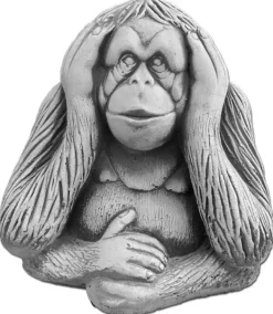 Gartendekoparadies Belle|Animaux-Trois singes : ne rien voir, ne rien entendre, ne rien dire