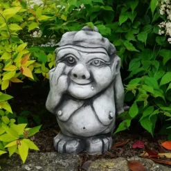 Gartendekoparadies Trolls-Troll XXL : Mamie montre le majeur