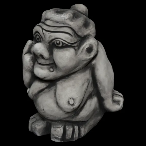 Gartendekoparadies Trolls-Troll XXL : Mamie montre le majeur