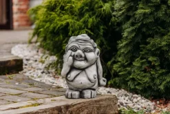 Gartendekoparadies Trolls-Troll XXL : Mamie montre le majeur