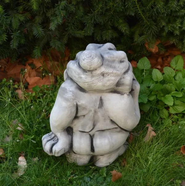 Gartendekoparadies Trolls-Troll XXL : Mamie montre le majeur