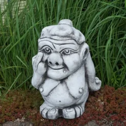 Gartendekoparadies Trolls-Troll XXL : Mamie montre le majeur