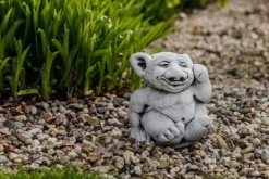 Gartendekoparadies Trolls-Troll XXL avec un doigt dans l'oreille