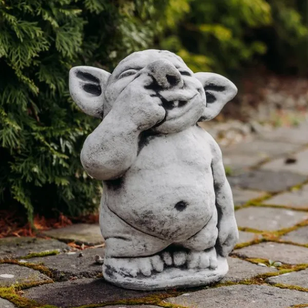 Gartendekoparadies Trolls-Troll XXL doigt dans le nez