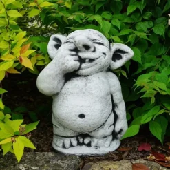 Gartendekoparadies Trolls-Troll XXL doigt dans le nez