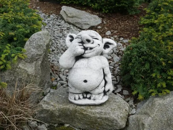 Gartendekoparadies Trolls-Troll XXL doigt dans le nez