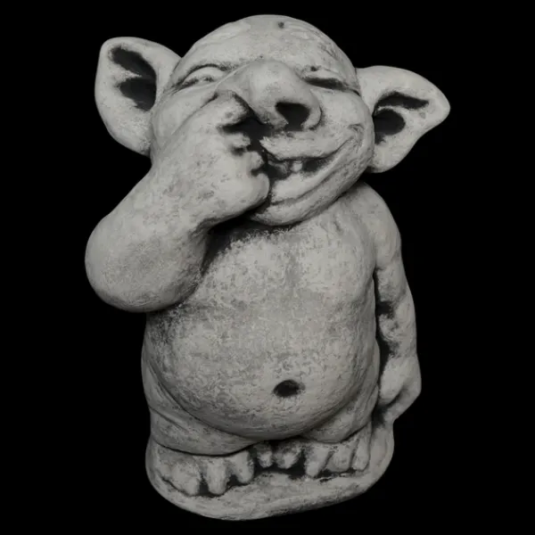 Gartendekoparadies Trolls-Troll XXL doigt dans le nez