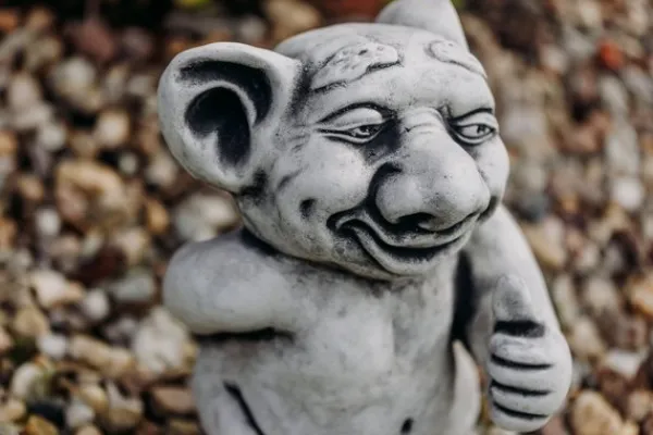 Gartendekoparadies Trolls-Troll XXL pense "tout va bien"
