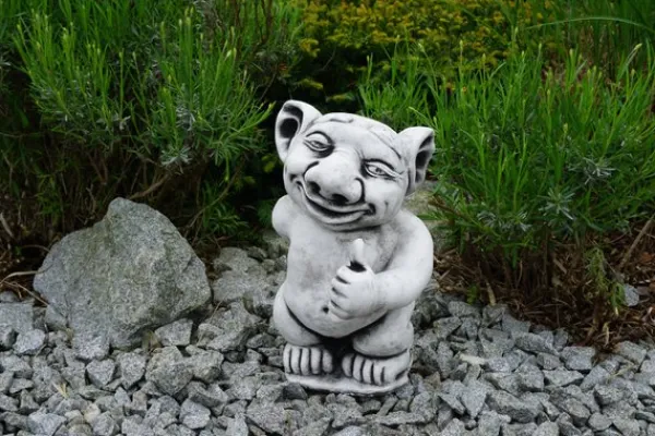 Gartendekoparadies Trolls-Troll XXL pense "tout va bien"