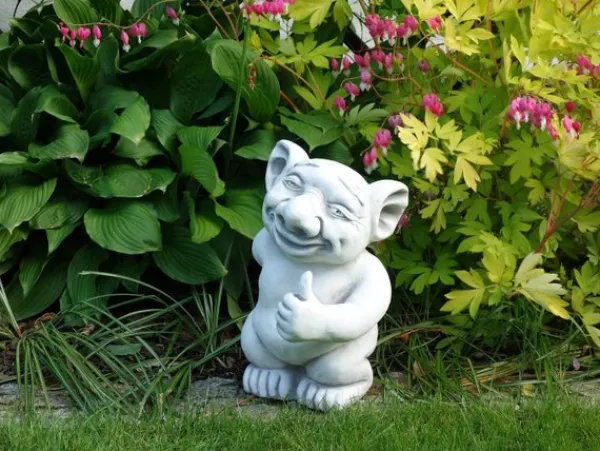 Gartendekoparadies Trolls-Troll XXL pense "tout va bien"