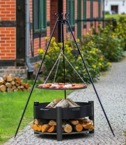 Gartendekoparadies Bols À Feu & Poêles De Jardin-Trépied 180 cm
