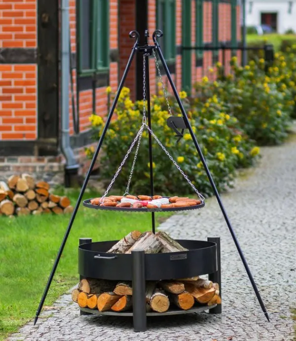 Gartendekoparadies Bols À Feu & Poêles De Jardin-Trépied 180 cm