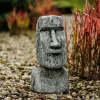 Gartendekoparadies Belle|Figures & Statues-Tête moaï : les statues de pierre de l'île de Pâques