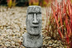 Gartendekoparadies Belle|Figures & Statues-Tête moaï : les statues de pierre de l'île de Pâques