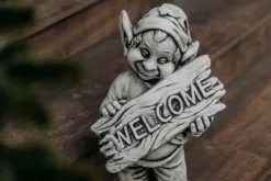 Gartendekoparadies Gnome-Un gnome amical accueille les invités