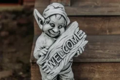 Gartendekoparadies Gnome-Un gnome amical accueille les invités