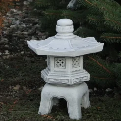 Gartendekoparadies Lanternes En Pierre-Un point culminant : la lanterne japonaise en pierre Oki-gata