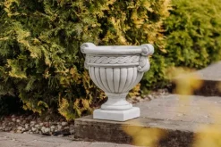 Gartendekoparadies Jardinières-Vase en pierre en lot de 2