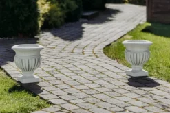 Gartendekoparadies Jardinières-Vases à plantes ronds dans un ensemble