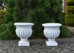Gartendekoparadies Jardinières-Vases à plantes ronds dans un ensemble