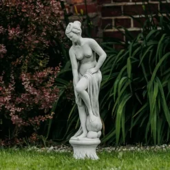 Gartendekoparadies Figures & Statues-Vénus au bain sur socle