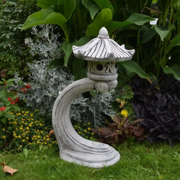 Gartendekoparadies Lanternes En Pierre-Vrille japonaise magnifiquement incurvée