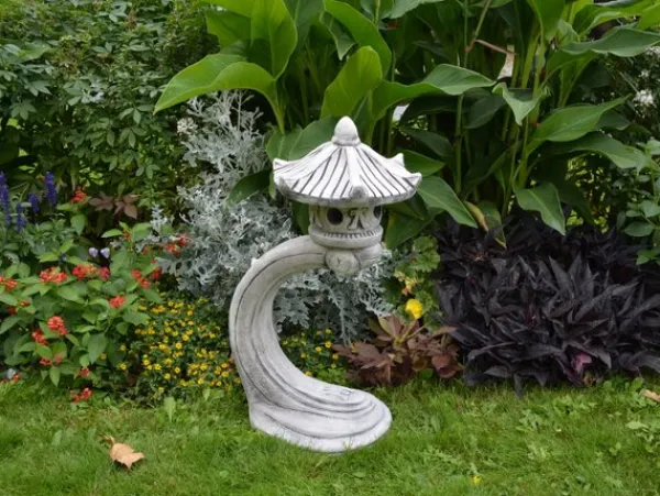 Gartendekoparadies Lanternes En Pierre-Vrille japonaise magnifiquement incurvée