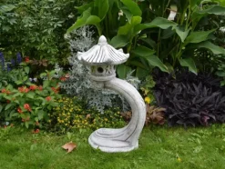 Gartendekoparadies Lanternes En Pierre-Vrille japonaise magnifiquement incurvée